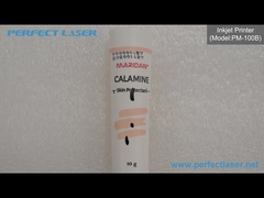 آلة الطباعة الصناعية الليزر الكاملة PM-100B الطباعة على الزجاجة البلاستيكية