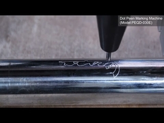 آلة وضع علامة بالليزر الكاملة PEQD-030E وضع علامة على أنبوب الفولاذ المقاوم للصدأ 32mm