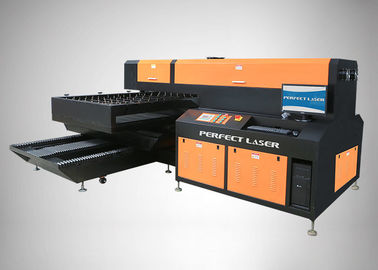 جودة  380V 50Hz 10A Laser Engraving Cutting Machine Cutting Accuracy 0.05mm For Leather Cloth مصنع