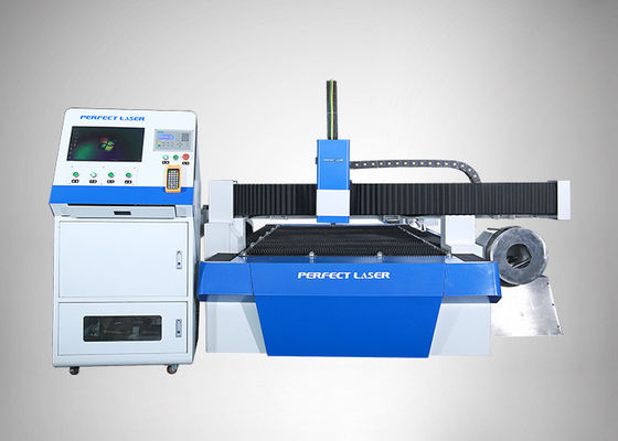 1000W / 2000W الألياف آلة القطع بالليزر PE-F3015B للصفائح المعدنية / الأنابيب